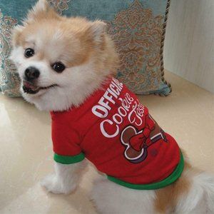 Official Cookie Tester L/G Dog Christmas Jacket